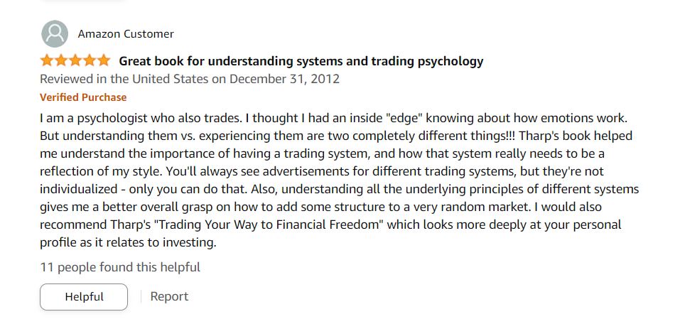 Great book for understanding systems and trading psychology