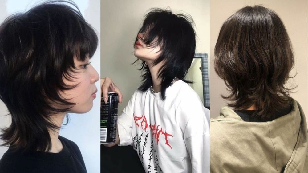 Wolf Cut Mullet Layer Hairstyle