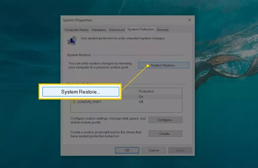 Use System Restore to effectively fix blue screen errors