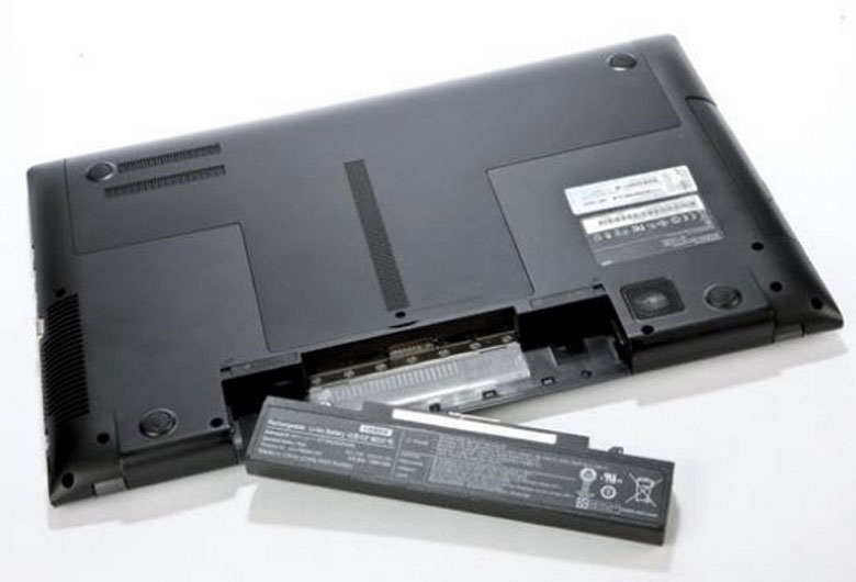 Damaged laptop battery